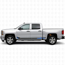 Racing Line Door & Rocker Panel Vinyl Stripes for Chevrolet Silverado 1500 K2XX 2014-2019_3