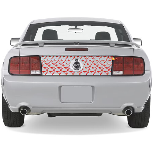Rear Trunk Ford Mustang GT Vinyl Stickers Decals Graphics