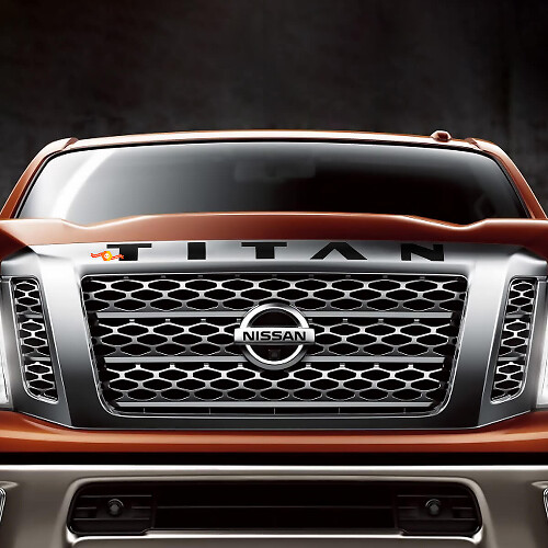 Hood Nissan Titan Logo Vinyl Stickers Decals Graphics