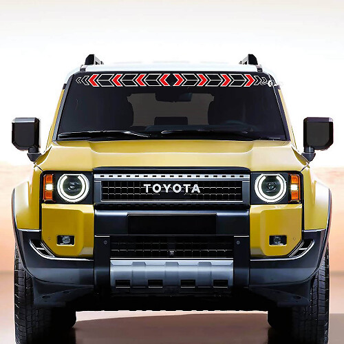 Arrows Windshield Decal Vinyl Stickers Graphic For Toyota Land Cruiser