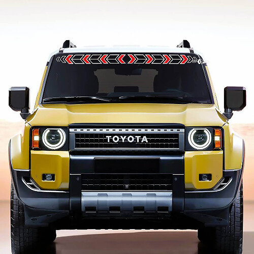 Toyota Land Cruiser Windshield Decal Vinyl Stickers Graphic