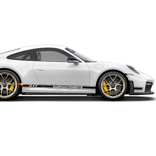 Porsche 911 Side Rocker Stripes Kit Decal Sticker