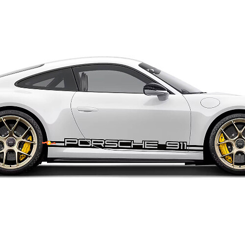 Porsche 911 Side Rocker Stripes Kit Decal Sticker 2