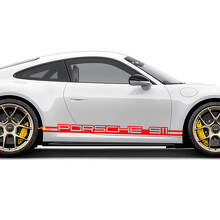 Porsche 911 Side Rocker Stripes Kit Decal Sticker 2 2