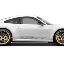 Porsche 911 Side Rocker Stripes Kit Decal Sticker 2 3