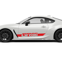 Toyota GR86 Doors Side Stripes Graphics Decals Stickers 3