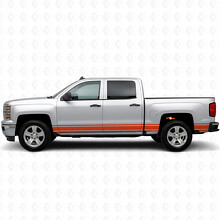 Slim Accent Door & Bedside Vinyl Stripes for Chevrolet Silverado 1500 K2XX 2014-2019_3