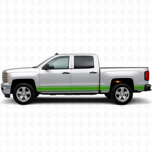Slim Accent Door & Bedside Vinyl Stripes for Chevrolet Silverado 1500 K2XX 2014-2019_5