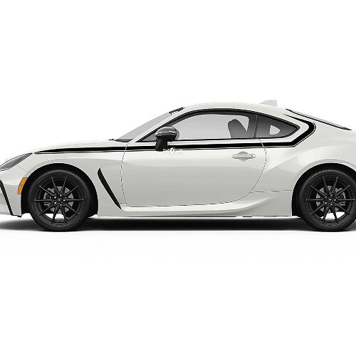 Doors Side Accents Racing Stripes Graphics Decals Stickers 2 For Toyota GR86 