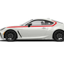 Doors Side Accents Racing Stripes Graphics Decals Stickers 2 For Toyota GR86  3