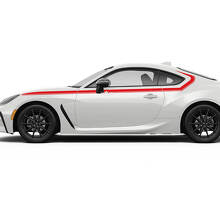 Toyota GR86 Doors Side Accents Racing Stripes Graphics Decals Stickers 2 3