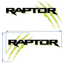 Ford F150 Raptor Claw 2 Colors Bedside Graphics Decal sticker 3