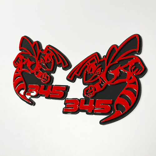Hornet Bee 3D Badge - Custom Fender Grille Tailgate Badges Emblem for Cars & Trucks 2