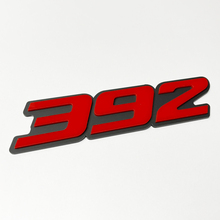 392 Hemi 3D Badge - Custom Fender Grille Tailgate Badges Emblem grey vs red 3