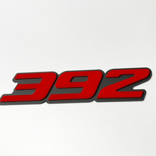 392 Hemi 3D Badge - Custom Fender Grille Tailgate Badges Emblem grey vs red 6