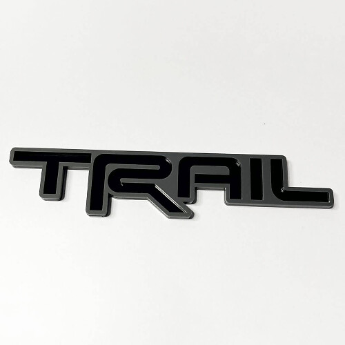 TRAIL 3D Badge Fender Tailgate Emblem 2 for Toyota TRD