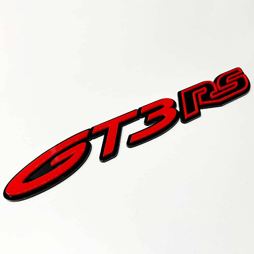 GT3 RS Style 3D Badge Emblem for Porsche GT3 RS 