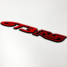 GT3 RS 3D Badge – Custom Fender Tailgate Front Grille Badges Emblem for Porsche GT3 3