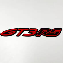 GT3 RS 3D Badge – Custom Fender Tailgate Front Grille Badges Emblem for Porsche GT3 5