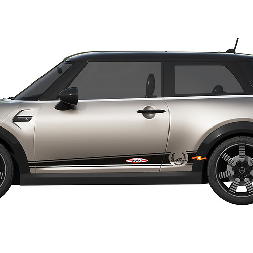 MINI John Cooper Works AC Schnitzer Stripe Decal and graphics sticker