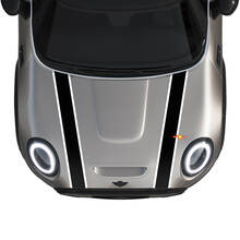 MINI John Cooper Works AC Schnitzer Hood And Side Doors Stripes Rally Decal and graphics sticker 2