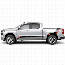 Rising Accent Door & Bedside Vinyl Stripes for Chevrolet Silverado 1500 T1XX 2019-2026_2