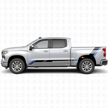 Rising Accent Door & Bedside Vinyl Stripes for Chevrolet Silverado 1500 T1XX 2019-2026_3