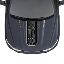 Hood Central Stripes for Dodge RAM 1500 REV Vinyl Decals Stickers Graphics 3