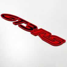GT3 RS 3D Badge – Custom Fender Tailgate Front Grille Badges Emblem for Porsche GT3 RS 2