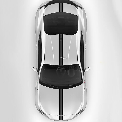 Toyota GR86 Hood Roof Trunk Racing Stripes Graphics Decals Stickers 3