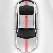 Toyota GR86 Hood Roof Trunk Racing Stripes Graphics Decals Stickers 3 3