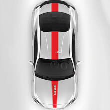 GR86 Logo Hood Roof Trunk Racing Stripes Graphics Decals Stickers For Toyota GR86 3