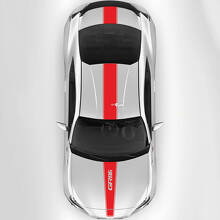 GR86 Logo Hood Roof Trunk Stripes Vinyl Decals Kit For Toyota GR86_3