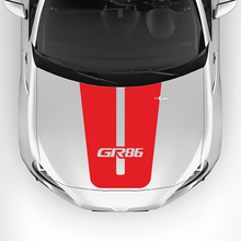 Toyota GR86 Hood Racing Stripes Graphics Decals Stickers 3