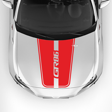 Toyota GR86 Hood Racing Stripes Graphics Decals Stickers 2 3