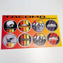 Tacoma Heritage Retro Vintage Old Style Sticker Pack Decals Graphics Racing Stripes fot Toyota 3