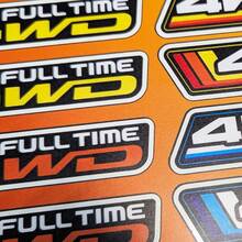 4WD Heritage Retro Vintage Old Style Sticker Pack Decals Graphics for Toyota Trucks 2