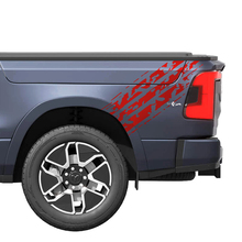 Bed Side Stripes Vinyl Decals Stickers Graphics Dodge RAM 1500 REV 3