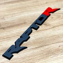 Raptor Red R 3D Badge Fender Tailgate Badges Emblem 4