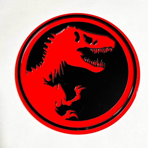 Jurassic 3D Badge - Custom Fender Tailgate or Fender Grille Emblem 1