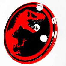 Jurassic 3D Badge - Custom Fender Tailgate or Fender Grille Emblem 3