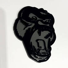 Custom 3D Badge Angry Gorilla Fender Tailgate Front Grille Badges Emblem 6