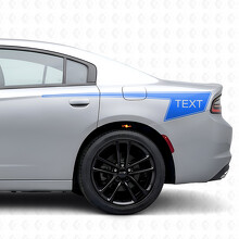 Custom Outline Hockey Stripes Side Vinyl Decal Sticker for Dodge Charger 2015-2026_2