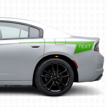 Custom Outline Hockey Stripes Side Vinyl Decal Sticker for Dodge Charger 2015-2026_3