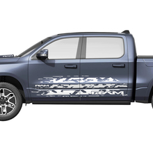 Splash Distressed Side Doors Truck Vinyl Decals Stickers Graphics for Dodge RAM 1500 REV 2