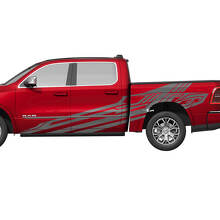 Splash Side Doors Bedside Truck Vinyl Decals Stickers Graphics for Dodge Ram 1500 Tungsten 2