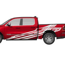Splash Side Doors Bedside Truck Vinyl Decals Stickers Graphics for Dodge Ram 1500 Tungsten 3