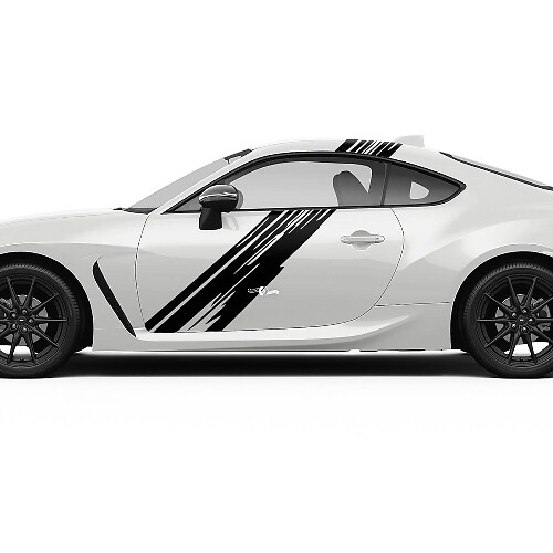 Doors Side Stripes Graphics Decals Stickers for Toyota GR86 Supra