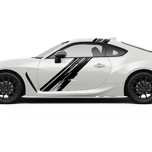 Doors Side Stripes Scratches Graphics Decals Stickers for Toyota GR86 Supra