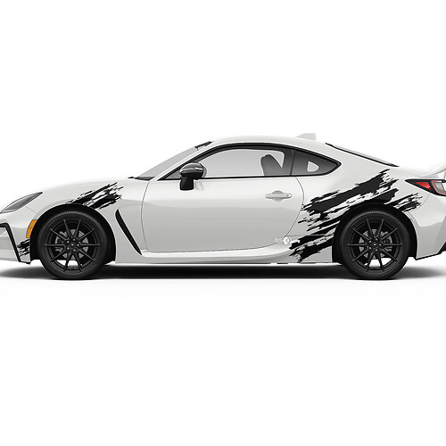 Doors Side Splash Graphics Decals Stickers for Toyota GR86 Supra
